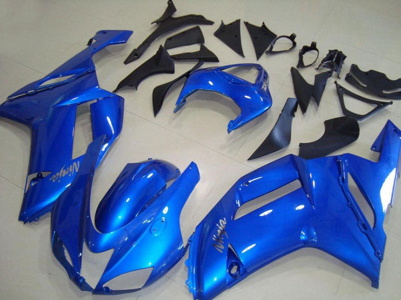 Purchase 2007-2008 Blue Kawasaki ZX6R Abs Motorcycle Fairings UK