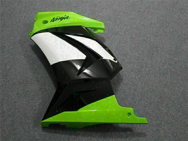 Purchase 2008-2012 Green White Black Kawasaki EX250 Motorcycle Fairings UK