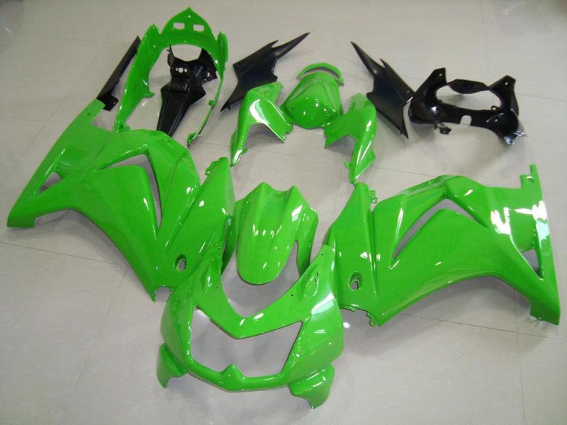 Purchase 2008-2012 Green Kawasaki ZX250R Motorcycle Fairings UK