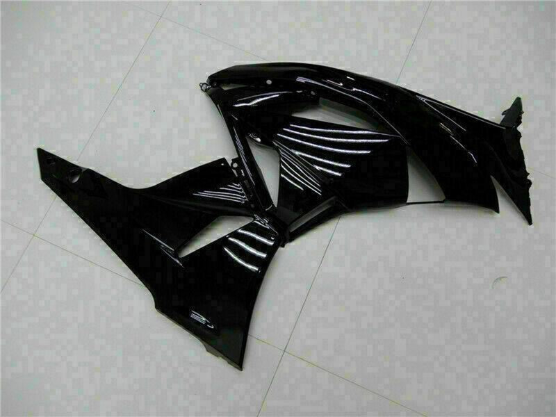 Purchase 2009-2012 Glossy Black Green Kawasaki ZX6R Motorcycle Fairings UK
