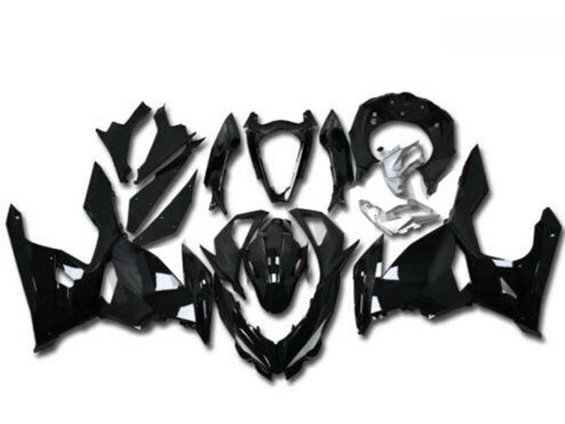 Purchase 2018-2024 Glossy Black Kawasaki EX400 Motorcycle Fairings UK