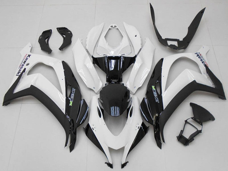 Purchase 2016-2020 White Black Green Kawasaki ZX10R Motorcycle Fairings UK