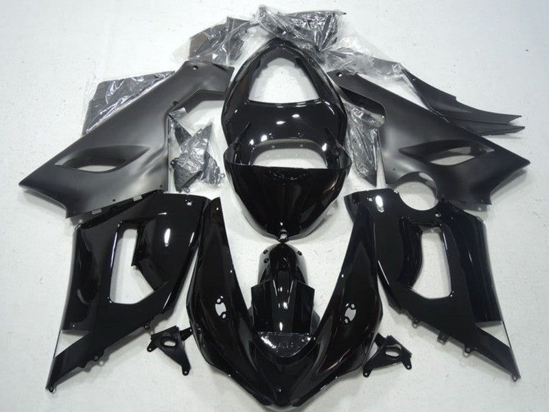 Purchase 2005-2006 Glossy Black Matte Black Kawasaki ZX6R Motorcycle Fairings UK