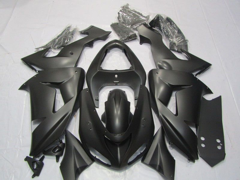 Purchase 2006-2007 Matte Black Kawasaki ZX10R Motorcycle Fairings UK