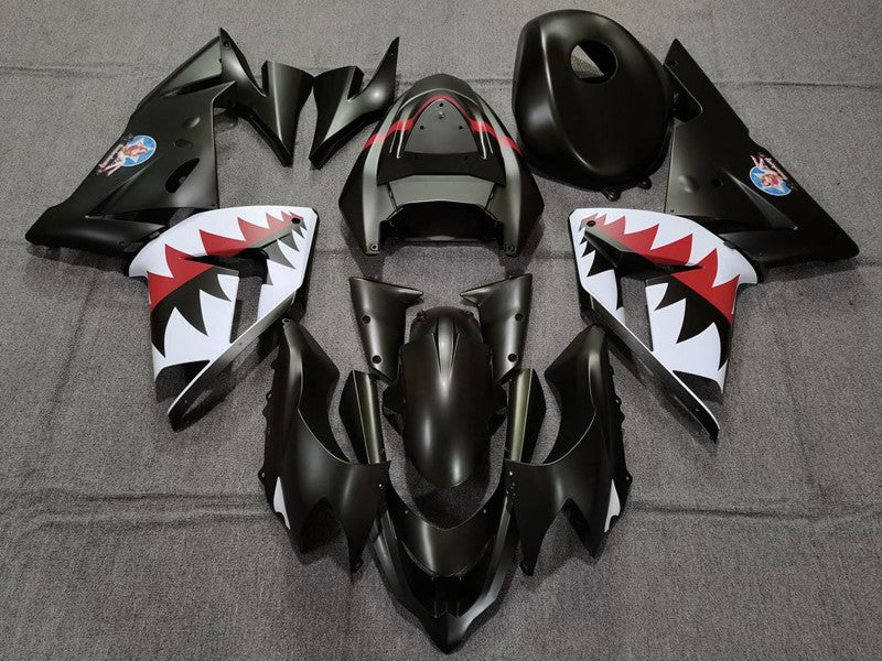 Purchase 2004-2005 Matte Black Betty Bomber Kawasaki ZX10R Motorcycle Fairings UK