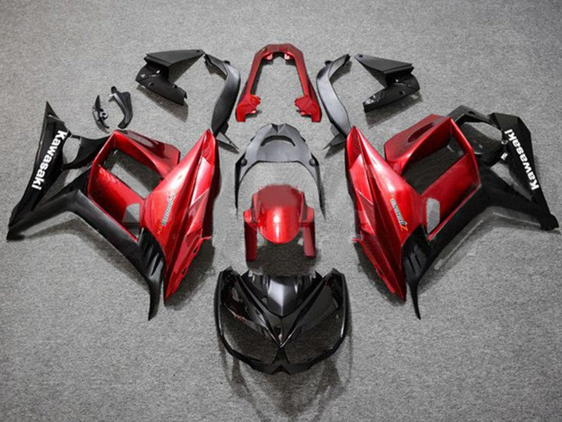 Purchase 2010-2016 Red Glossy Black Kawasaki Z1000SX Motorcycle Fairings UK