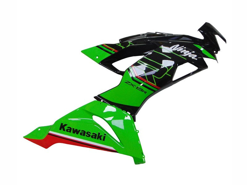 Purchase 2019-2022 Green Glossy Black Red Kawasaki ZX6R Motorcycle Fairings UK