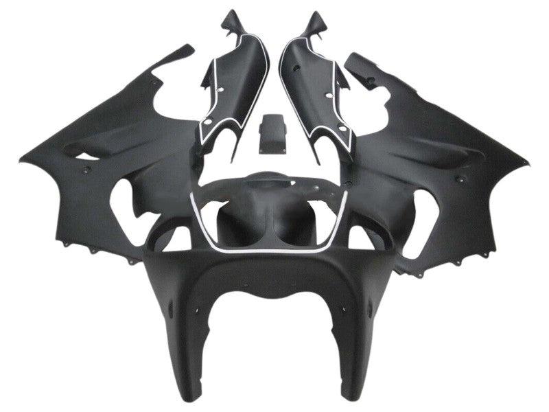 Purchase 1996-2003 Matte Black Kawasaki ZX7R Motorcycle Fairings UK