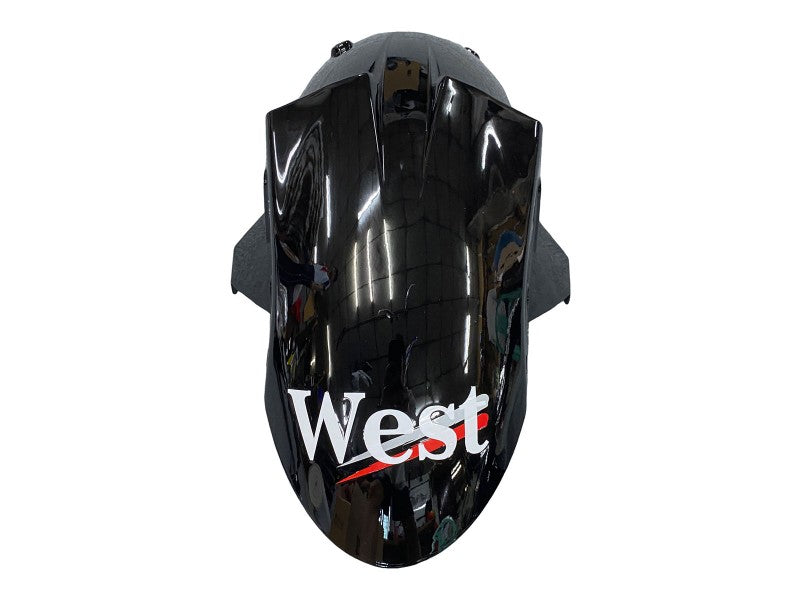 Purchase 2006-2007 Glossy Black White West Kawasaki ZX10R Motorcycle Fairings UK