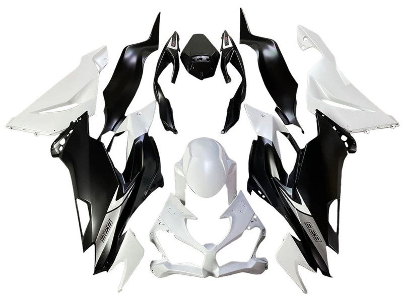 Purchase 2013-2018 White Matte Black Kawasaki ZX6R Bike Fairings UK