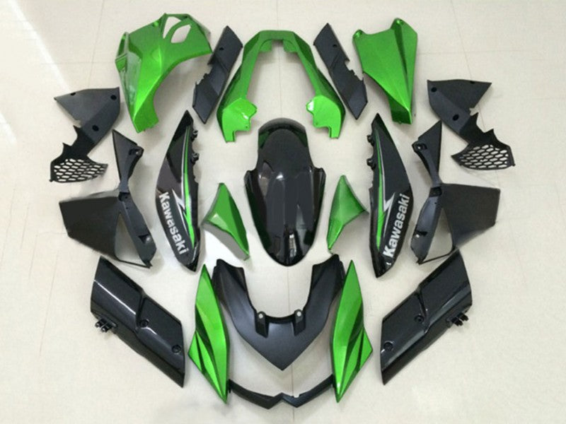 Purchase 2010-2013 Green Glossy Black Kawasaki Z1000 Motorcycle Fairings UK
