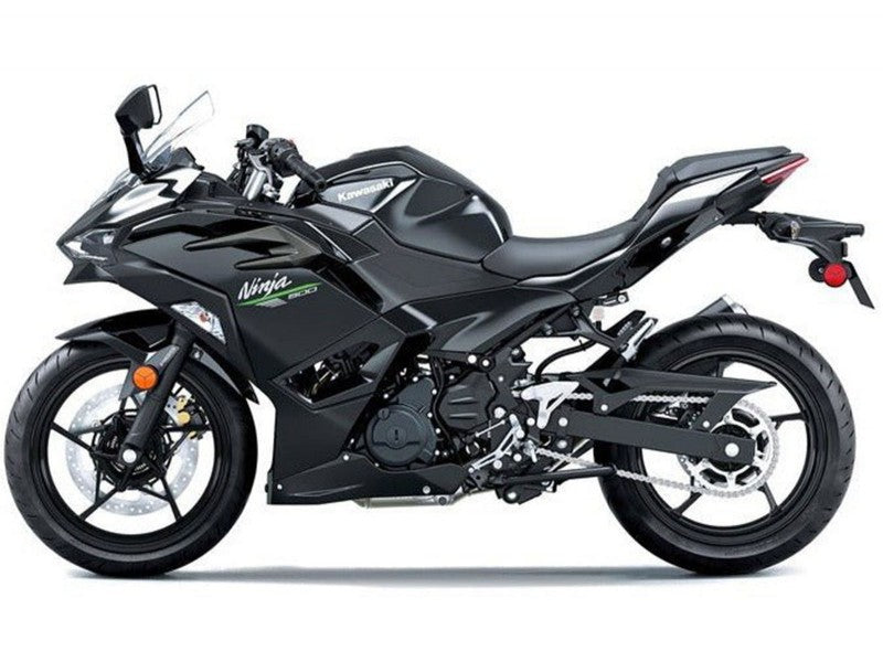 Purchase 2024-2025 Glossy Black Kawasaki Ninja 500 EX500R Motorcycle Fairings UK