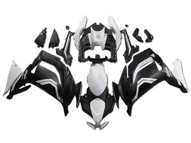 Purchase 2020-2025 White Matte Black Kawasaki Ninja 650 EX650 Motorcycle Fairings UK