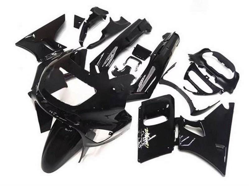 Purchase 1993-2007 Glossy Black Kawasaki ZZR400 Motorcycle Fairings UK