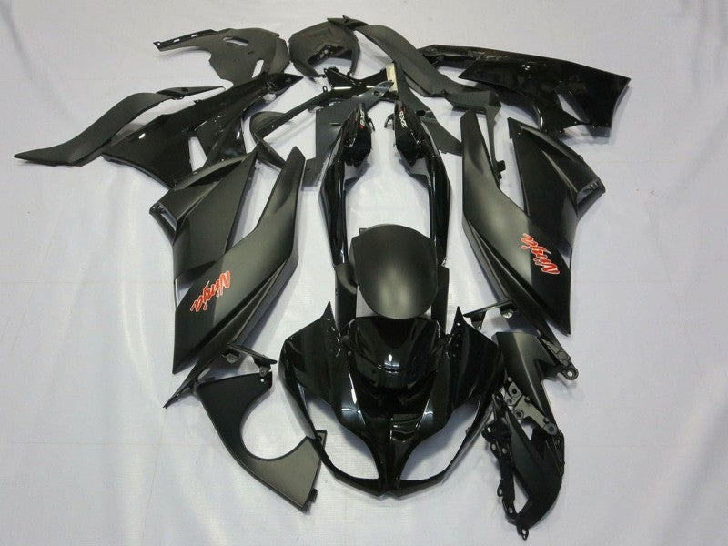 Purchase 2007-2008 Matte Black Black Red Kawasaki ZX6R Motorcycle Fairings UK
