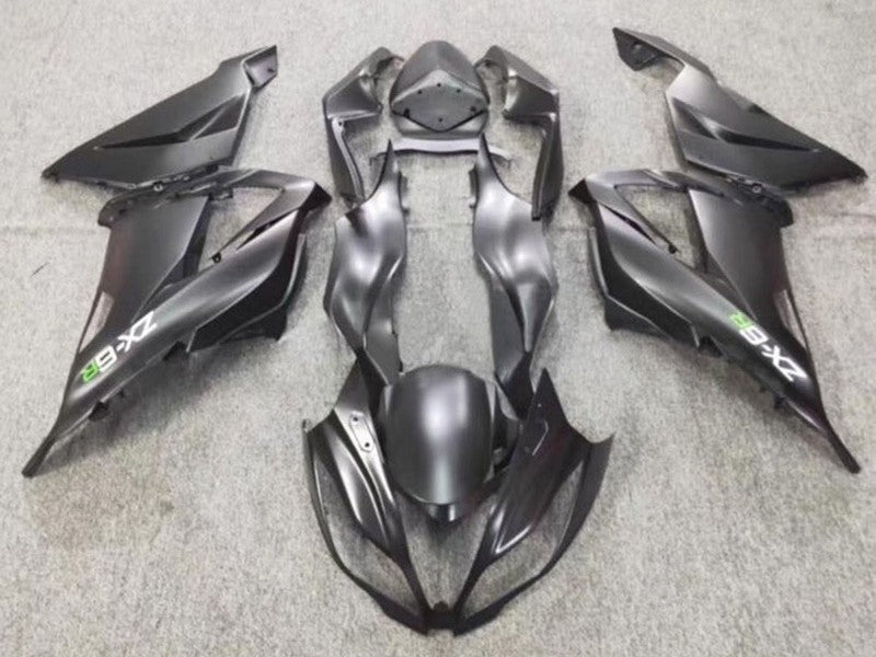 Purchase 2013-2018 Matte Grey Kawasaki ZX6R Motorcycle Fairings UK