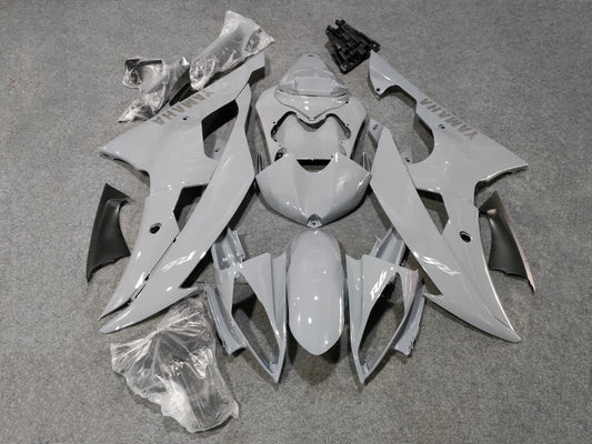 2008-2016 Yamaha YZF-R6 Nardo Gray with Silver Decals Fairing Kit