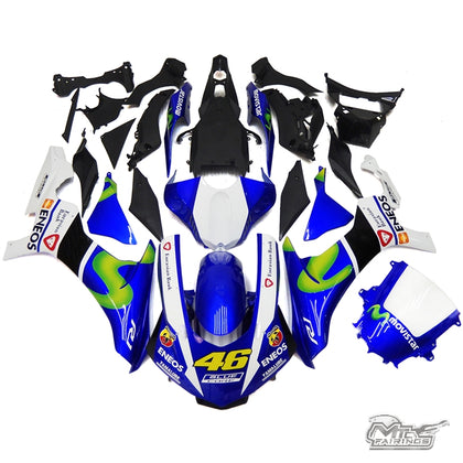 2015-2019 Yamaha YZF-R1 Glossy Blue Fairing Kit