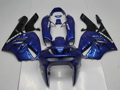 1994-1997 Kawasaki ZX-9R Ninja Blue Black Flame Fairing Kit
