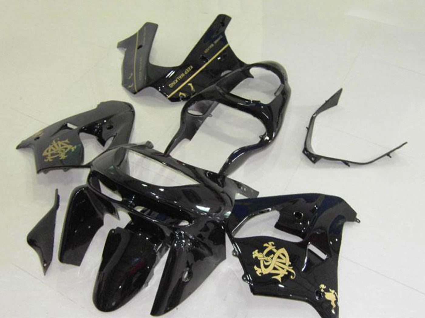 1998-1999 Kawasaki Ninja ZX9R Black Jw Fairing Kit