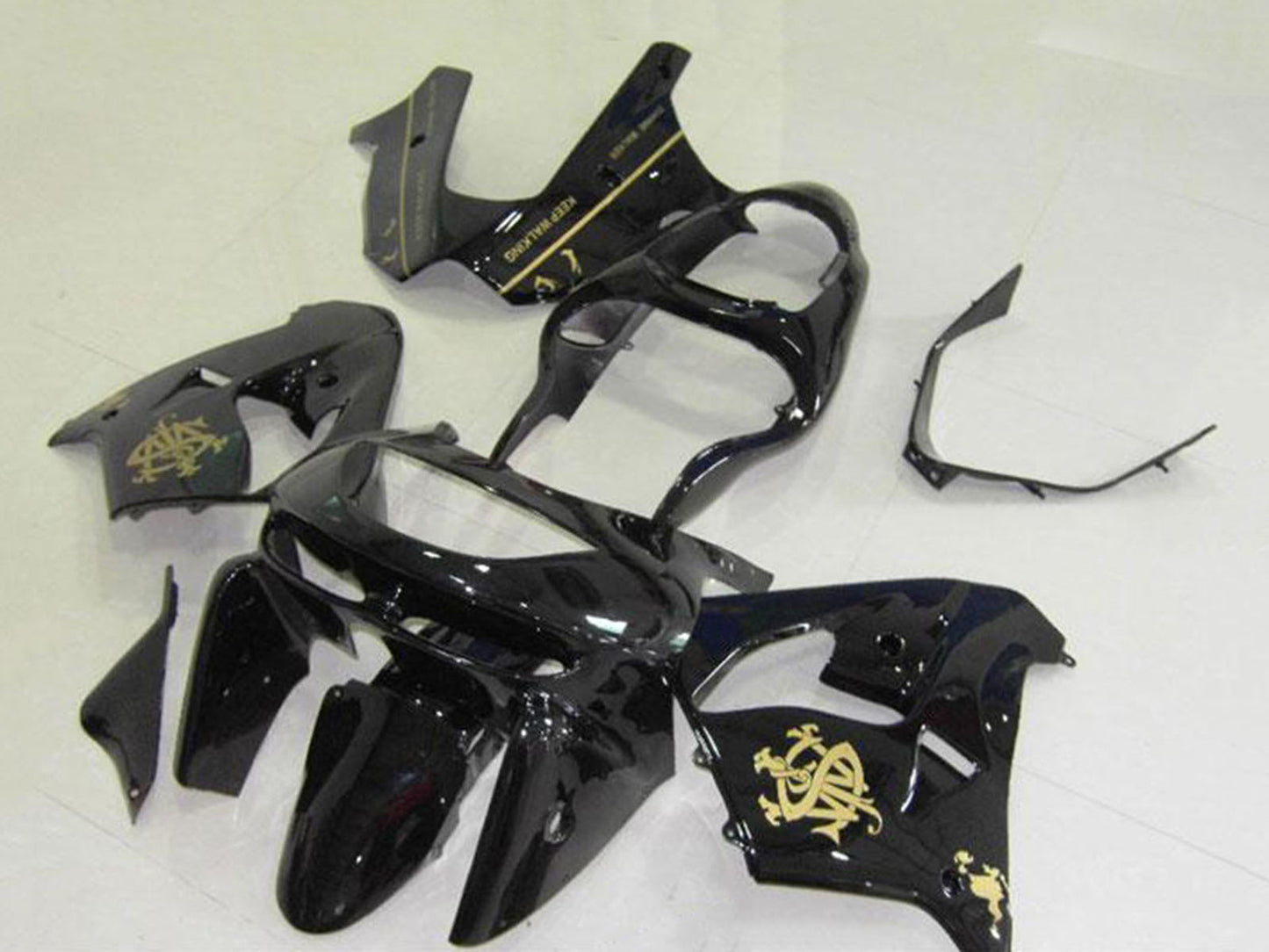 1998-1999 Kawasaki Ninja ZX9R Black Jw Fairing Kit