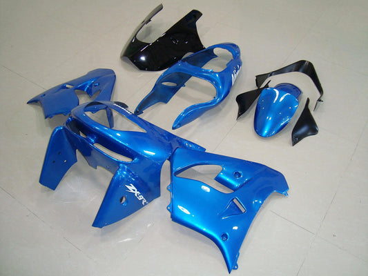 1998-1999 Kawasaki Ninja ZX9R Blue Black Fairing Kit
