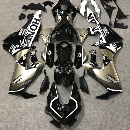 2017-2024 Honda CBR1000RR Black and Gray Fairing Kit