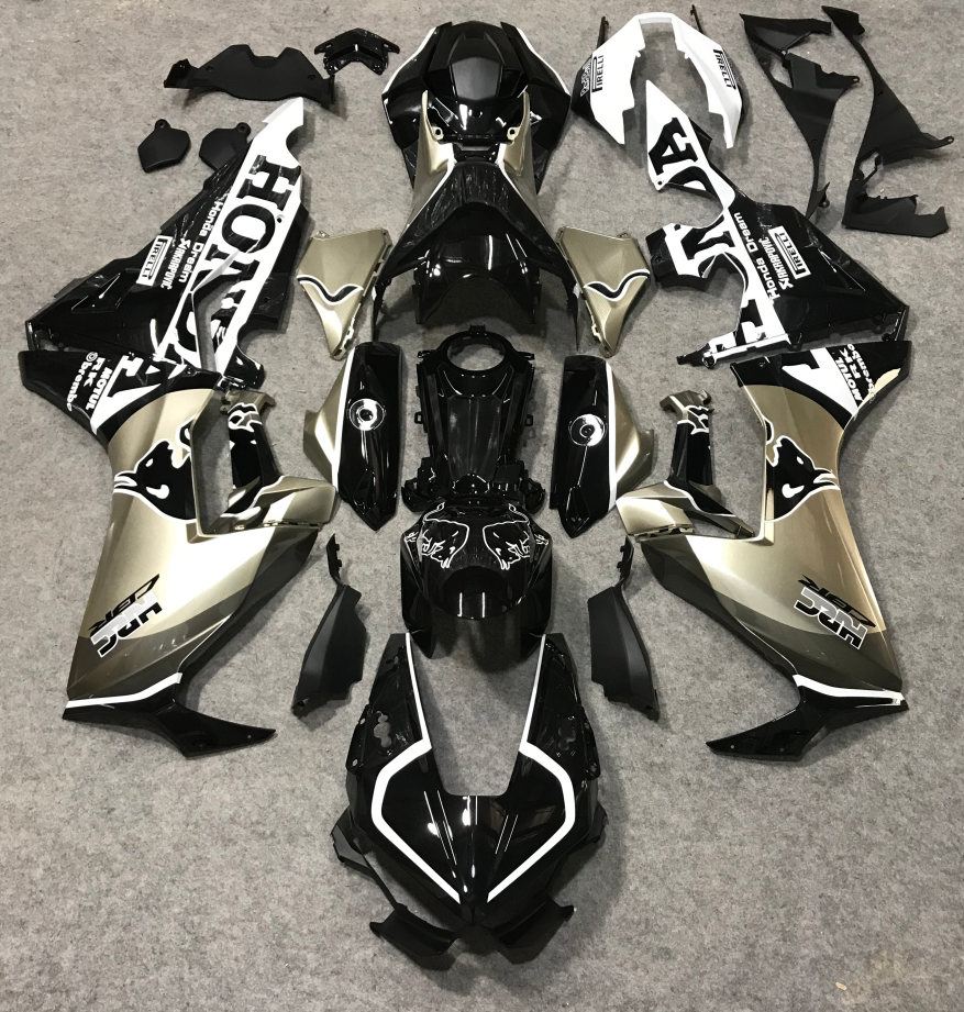 2017-2024 Honda CBR1000RR Black and Gray Fairing Kit