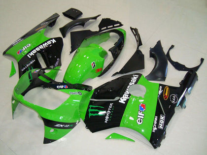 2000-2001 Kawasaki ZX-12R Ninja Green Monster Fairing Kit