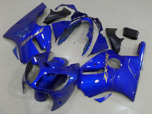 2000-2001 Kawasaki Ninja ZX12R Blue With Gold Sticker Fairing Kit