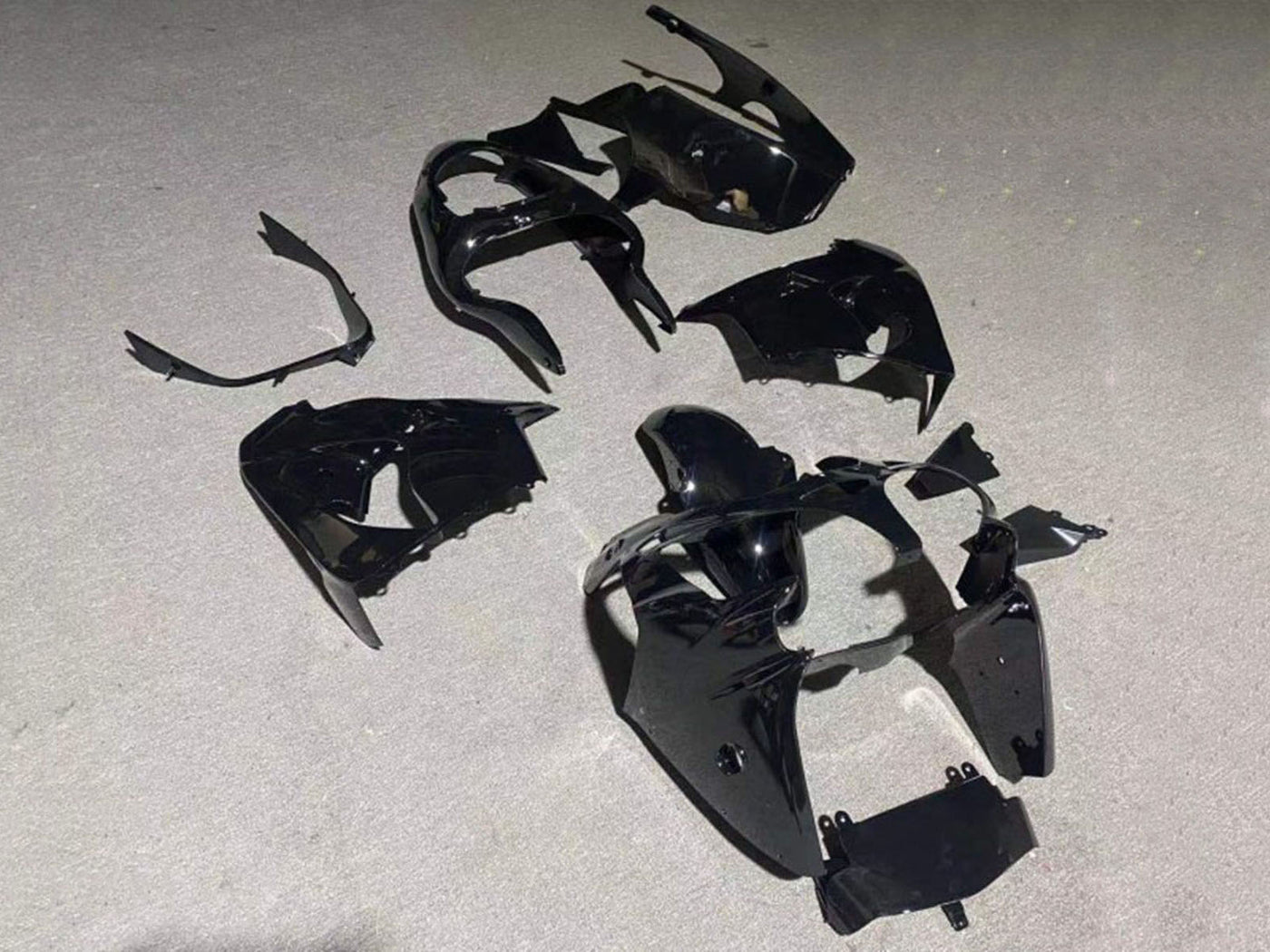 2000-2001 Kawasaki Ninja ZX9R Glossy Black Fairing Kit