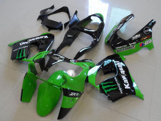Motorcycle Fairing Kit UK, 2000 2001 Green Monster Kawasaki ZX9R Motorcycle Fairings UK