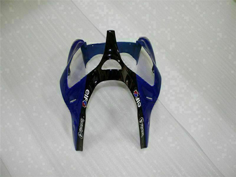 Purchase 2000-2002 Blue Glossy Black Elf Bridgestone Kawasaki ZX6R Motorcycle Fairings UK