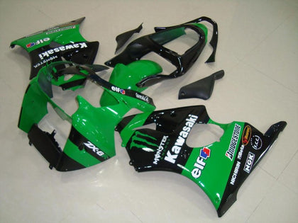 2000-2002 Kawasaki ZX-6R Green Monster Fairing Kit