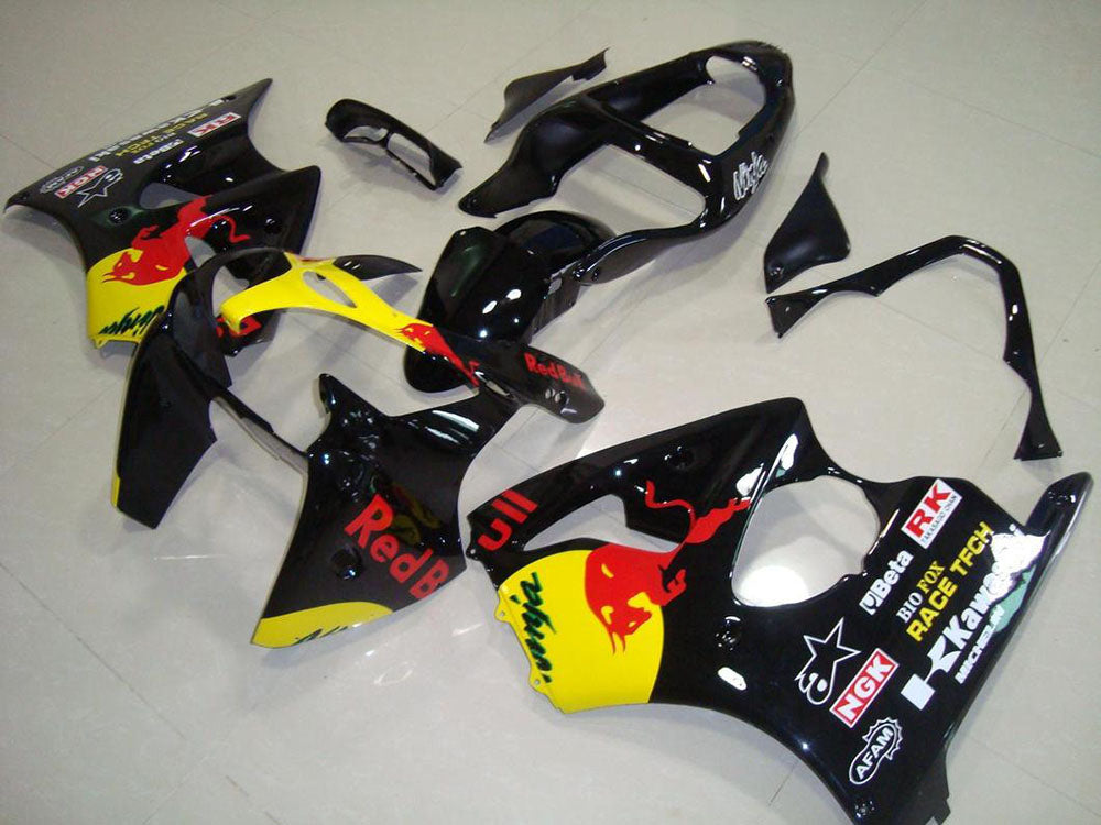 2000-2002 Kawasaki Ninja ZX6R Red Bull Fairing Kit