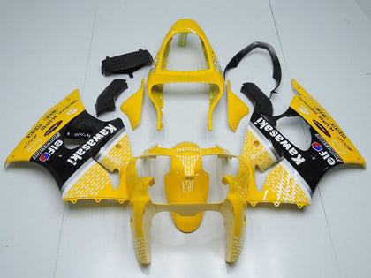 2000-2002 Kawasaki ZX-6R Yellow Arrow Fairing Kit