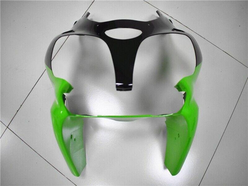 Purchase 2000-2002 Green White Black Kawasaki ZX6R Motorcycle Fairing Kits UK
