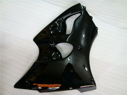 2000-2002 Kawasaki ZX-6R Glossy Black Fairing Kit