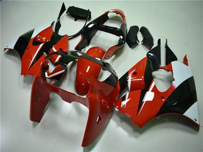 2000-2002 Kawasaki ZX-6R Red Black White Fairing Kit