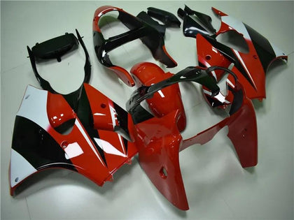 2000-2002 Kawasaki ZX-6R Red Black White Fairing Kit
