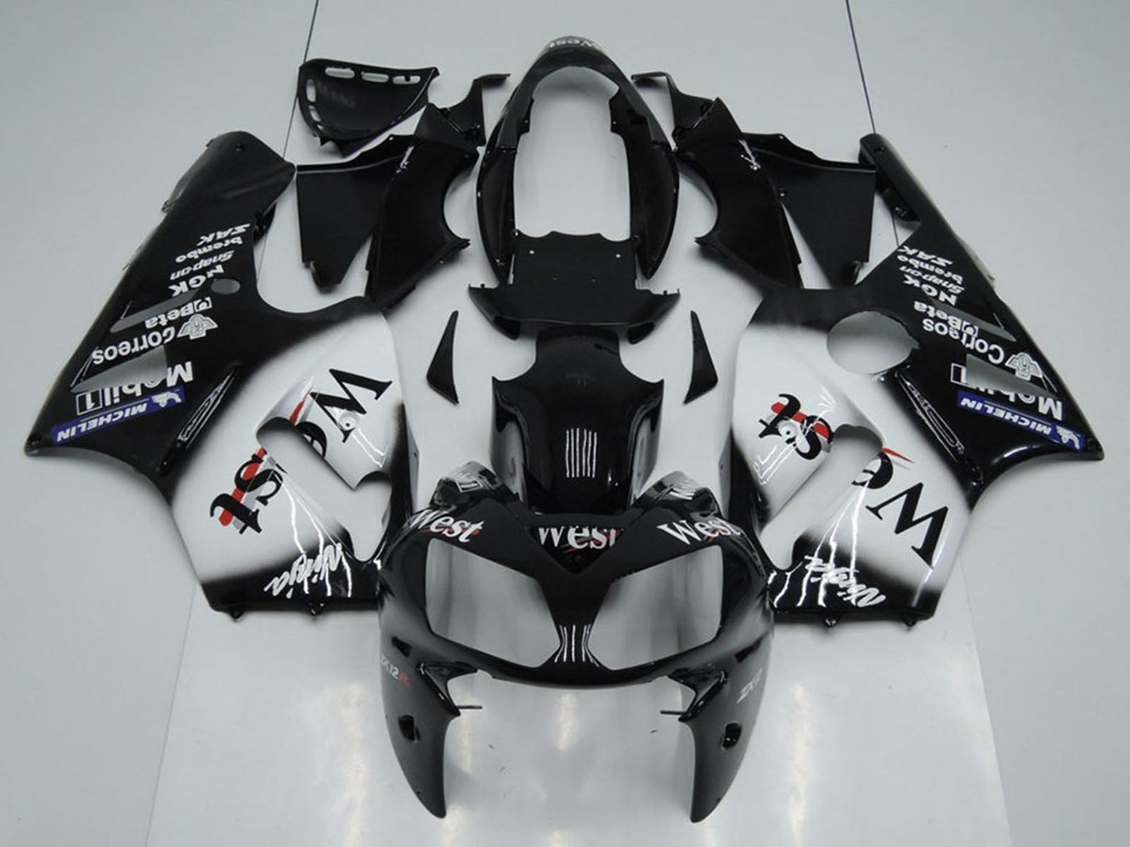 2002-2005 Kawasaki Ninja ZX12R West Fairing Kit