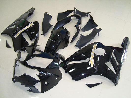 2002-2005 Kawasaki Ninja ZX12R Glossy Black Fairing Kit