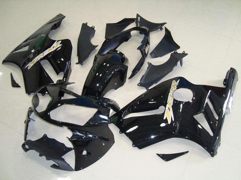Purchase 2002-2006 Glossy Black Kawasaki ZX12R Motorcycle Fairing Kits UK
