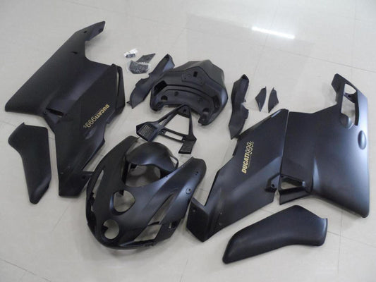 2003-2004 Ducati Ducati 749 999 Matte Black Gold Decals Fairing Kit
