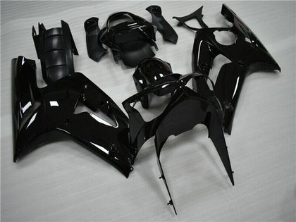 2003-2004 Kawasaki ZX-6R Glossy Black Fairing Kit