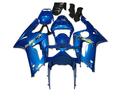 2003-2004 Kawasaki ZX-6R Blue Fairing Kit