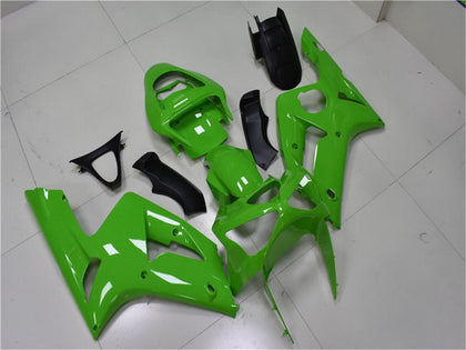 2003-2004 Kawasaki ZX-6R Green Fairing Kit