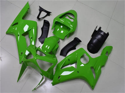 2003-2004 Kawasaki ZX-6R Green Fairing Kit