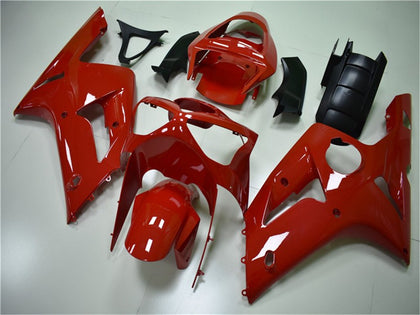 2003-2004 Kawasaki ZX-6R Red Fairing Kit