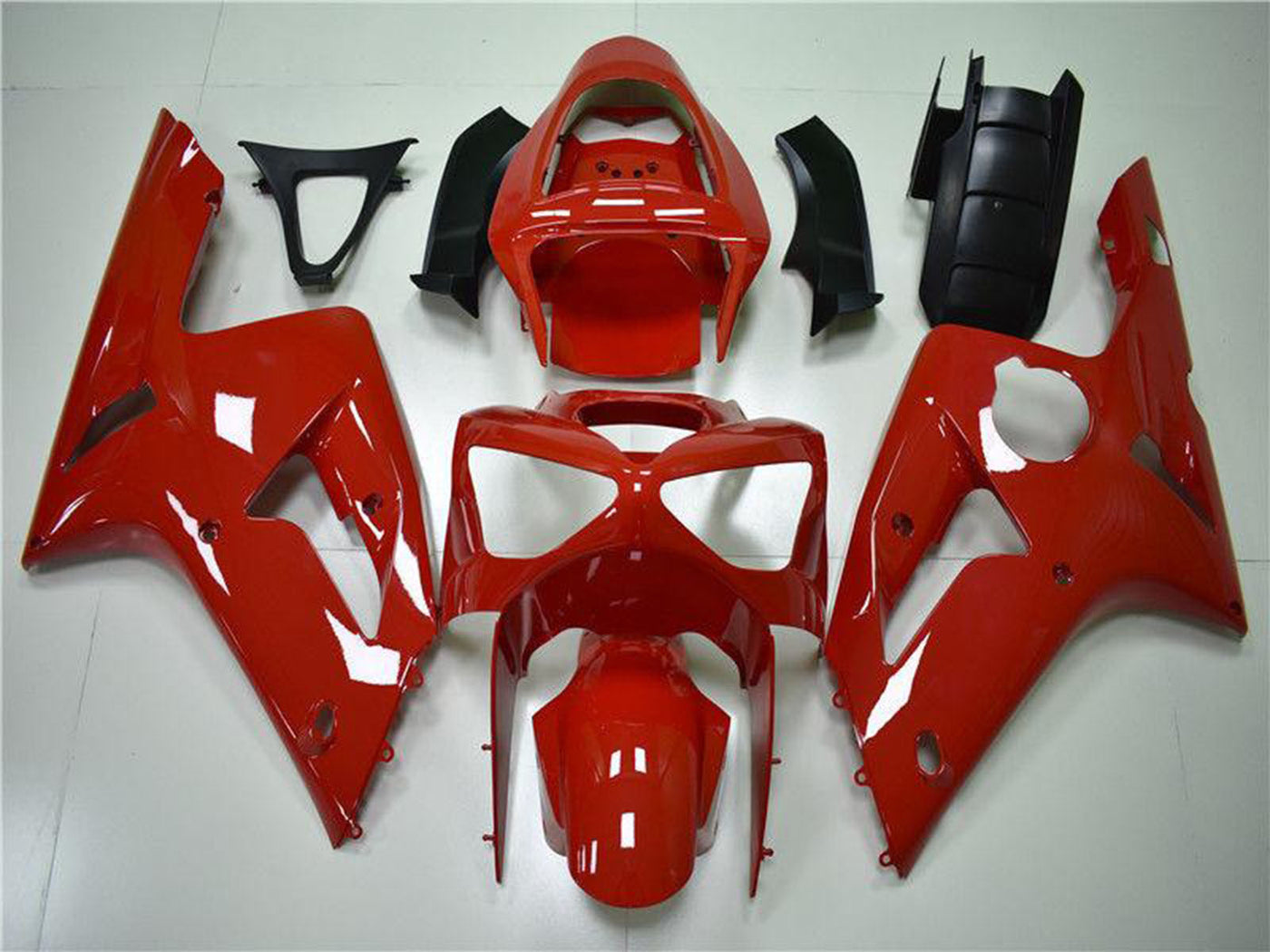 2003-2004 Kawasaki ZX6R Red Fairing Kit